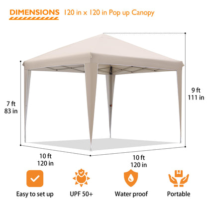 Gazebo BONTEC ZP01-FBA 3x3 m UPF 50+ rezistent la apa