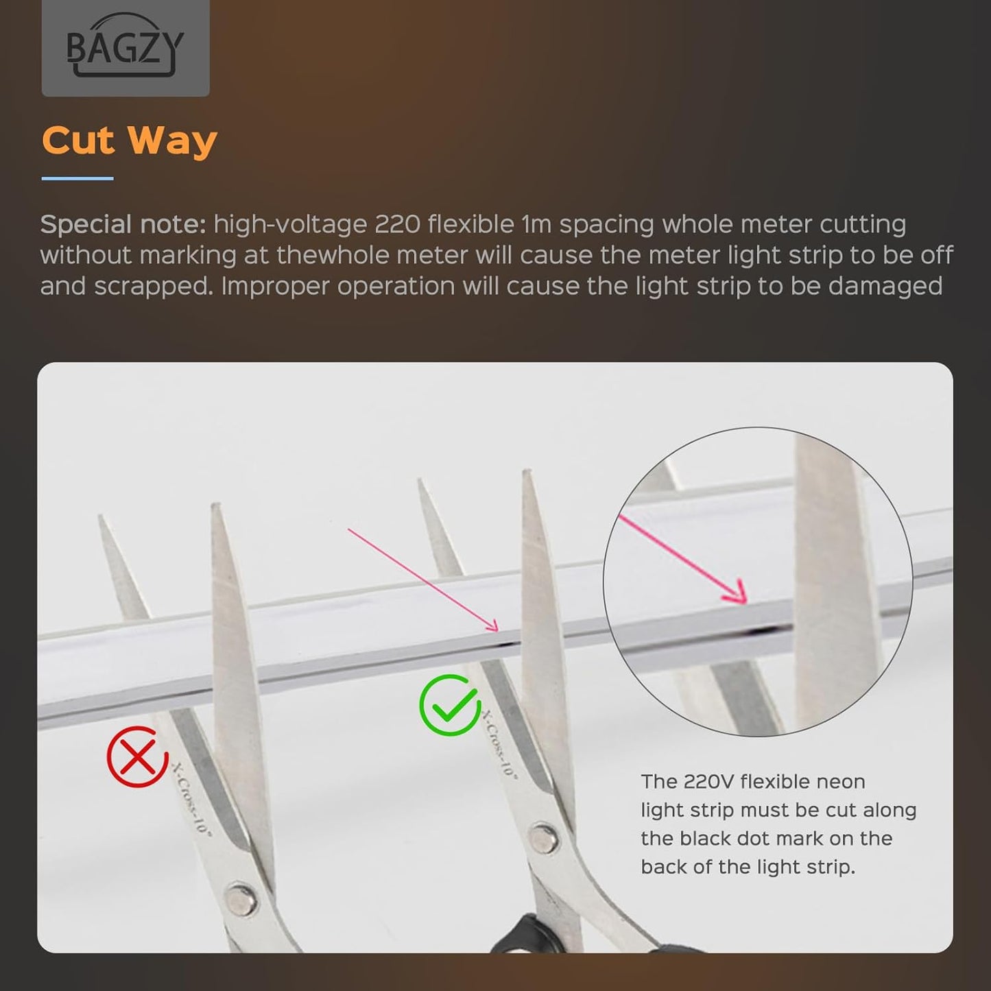 BAGZY Neon LED Strip, 20 m, Outdoor Use, Neon, Waterproof, 230 V, 120 LED/m, Flexible, DIY, for Indoors, Christmas Party, Outdoor Use, with Power Supply and Controller (White)