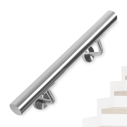 Balustrada OUUTMEE Handlauf din otel inoxidabil 200 cm, 304