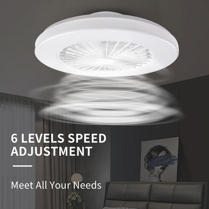 Ventilator tavan BKZO RGB Ceiling Fan cu lampa, control dublu
