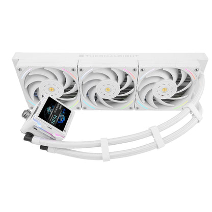 Thermalright Elite Vision 360 ARGB White CPU AIO Cooler,IPS LCD Screen with 320 * 320 Resolution,for AM5,Intel 1700/1851,High-performance CPU Water-cooler with 2.73in Removable Liquid Crystal Display