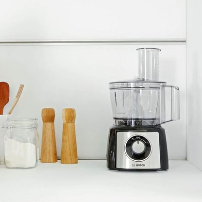 Robot de bucatarie Bosch MultiTalent 3 MCM3501M, 800 W, bol 2,3 L, blender 1 L, negru