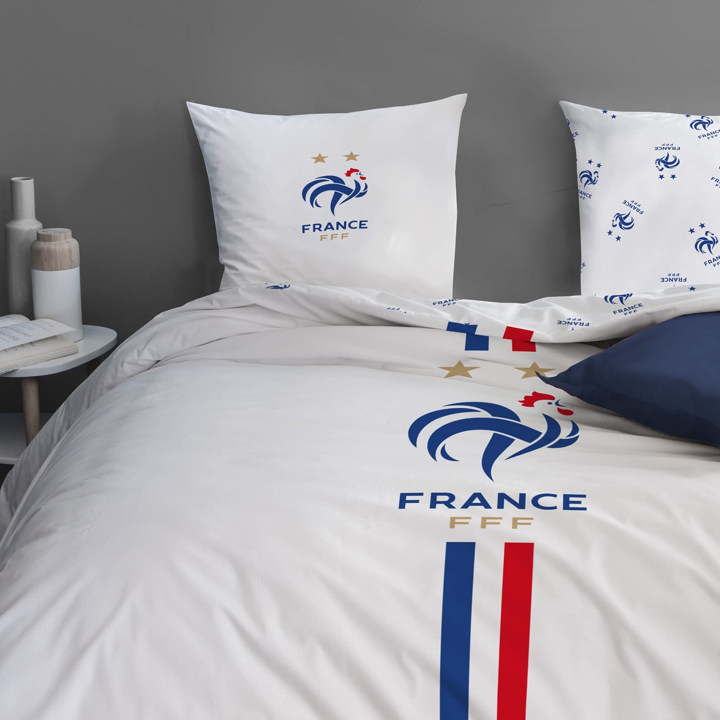 Lenjerie de pat CTI FFF Classic bumbac 240x220 cm reversibila