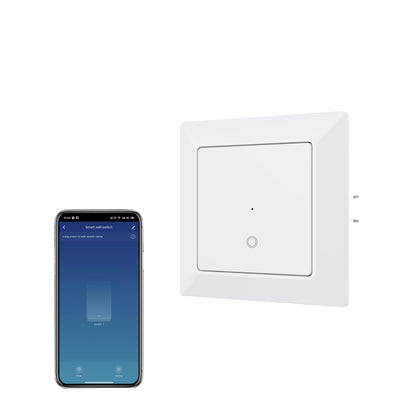 Intrerupator inteligent de perete Ucomen 1 gang, tip push, control din aplicatia Smart Life, WiFi 2.4 GHz, compatibil Alexa si Google Home, 1 bucata