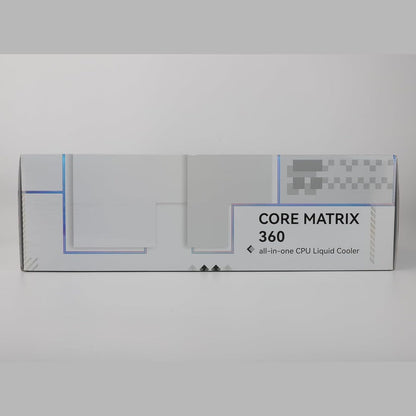 Thermalright Core Matrix 360 White CPU Water Cooler with 3 PWM Fans Water Pump Speed 2150RPM S-FDB Bearing for AMD AM4/AM5, Intel LGA1150/1151/1200/1700/2011(White)