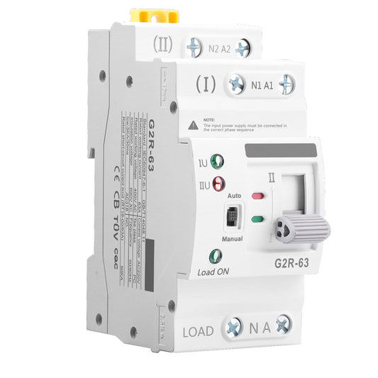 Comutator Automat ATS 63A 2P pe sina DIN, 220V