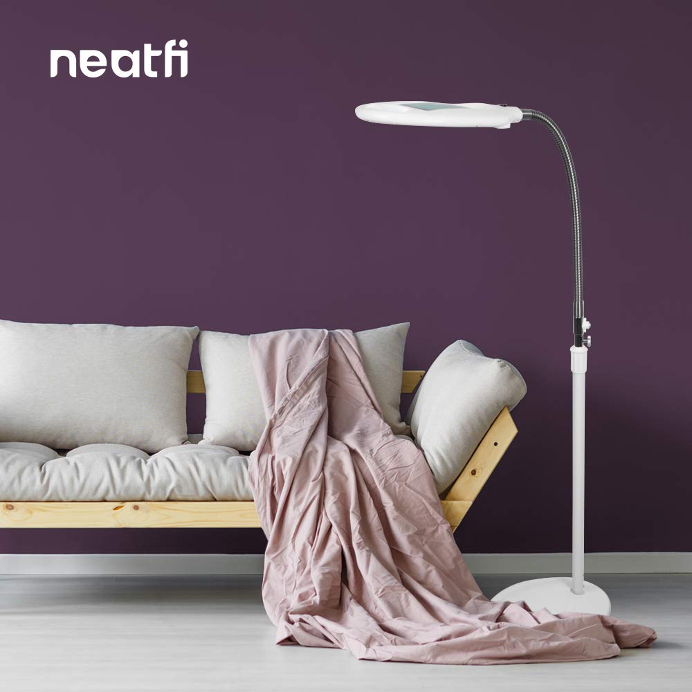 Lampa podea cu lupa bifocala Neatfi Elite HD LED 42 SMD 6500K