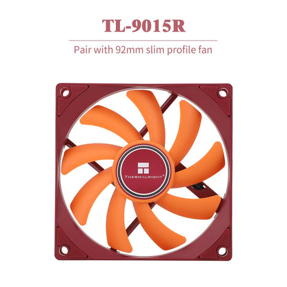 Thermalright AXP90-X53 Full Copper Cooler CPU Low Profile 53mm, Ventilator 2700RPM Silentios, Compatibil AM4/AM5/Intel 1700