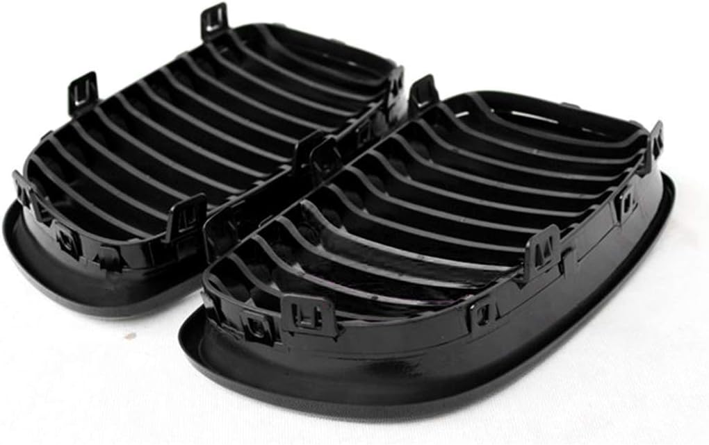 2 x Black Gloss Front Grille for E81 E82 E87 E88 LCI 2008-2011