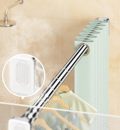 Bara telescopica pentru perdea AmagKhan fara gaurire, diametru 32 mm, 2.1-3.0 m, gri