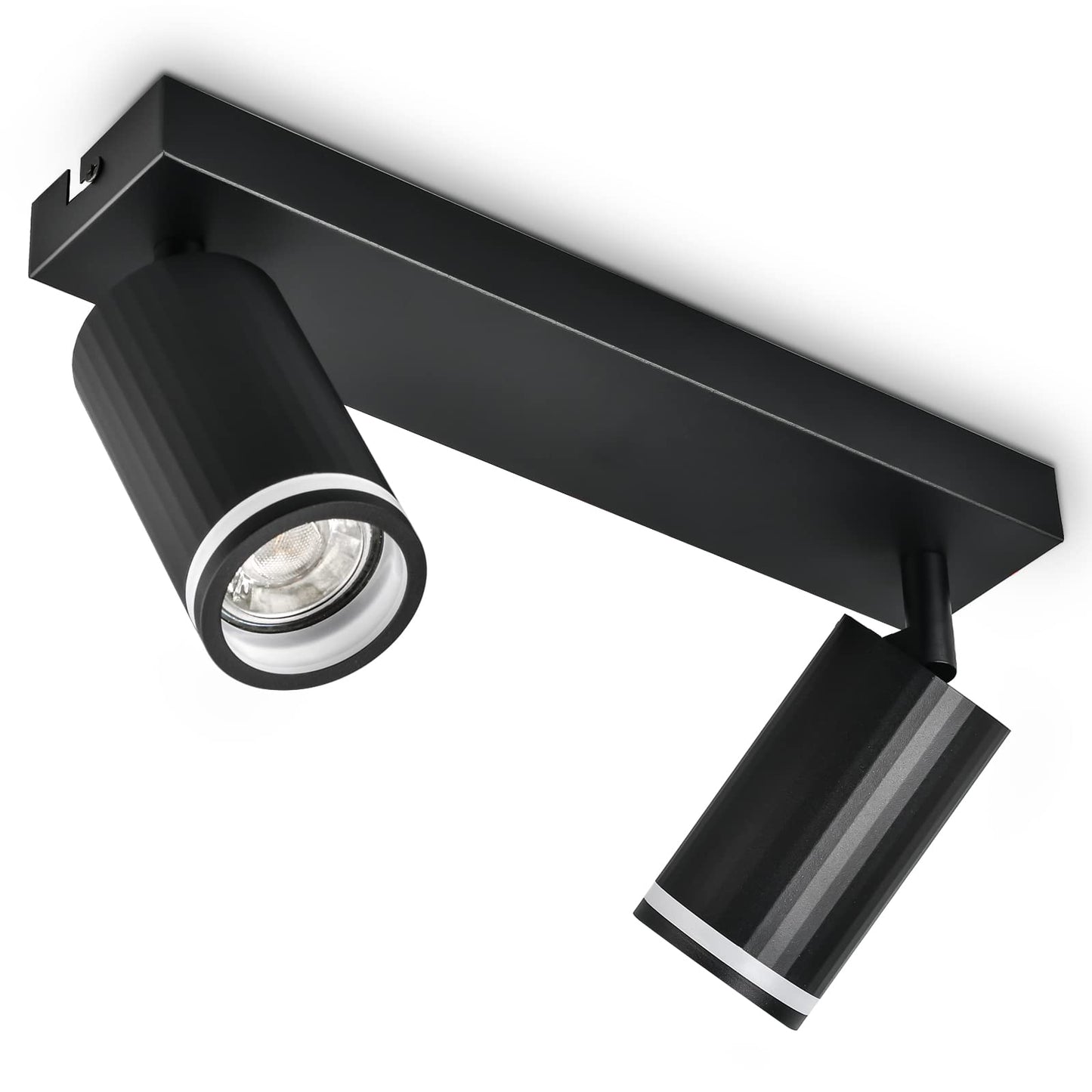 Spot luminos White 3 becuri GU10 aluminiu rotativ 2250 lm