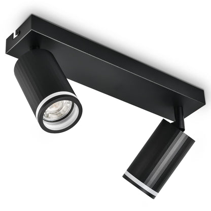 Spot luminos White 3 becuri GU10 aluminiu rotativ 2250 lm