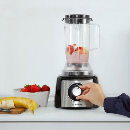Robot de bucatarie Bosch MultiTalent 3 MCM3501M, 800 W, bol 2,3 L, blender 1 L, negru