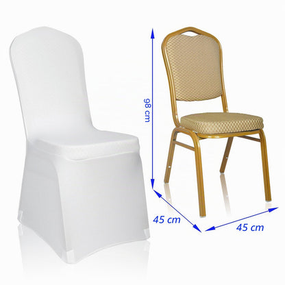 Husa scaun EMART Dining Chair Cover Alb elastica lavabila