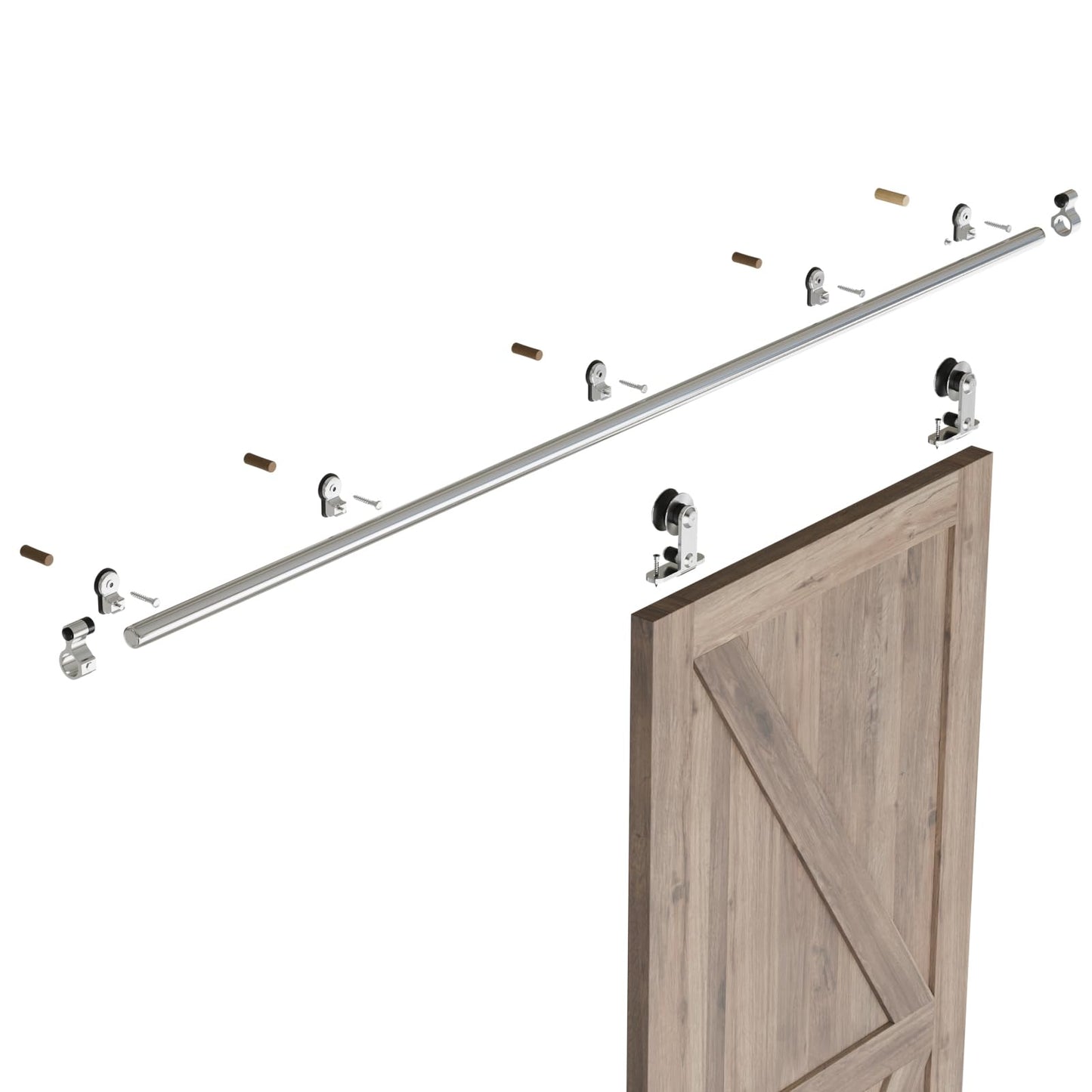 Sistem usa glisanta WOLFBIRD 183 cm otel inoxidabil 110 kg