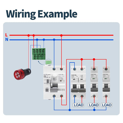 GEYA Auto Reclosing Device Circuit Breaker 6KA ELCB Self-Reclosing RCCB Recloser RCD AC Type (Auto Recloser AC220V+RCCB 2P-25A-30mA)