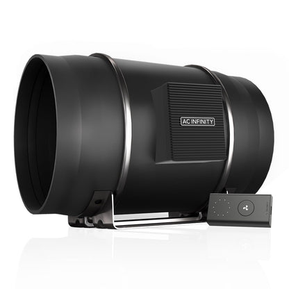 AC Infinity CLOUDLINE PRO T6, Quiet 6” Inline Duct Fan with Temperature Humidity VPD Controller, WiFi Integrated App Control - Ventilation Exhaust Fan for Heating Cooling, Grow Tents, Hydroponics