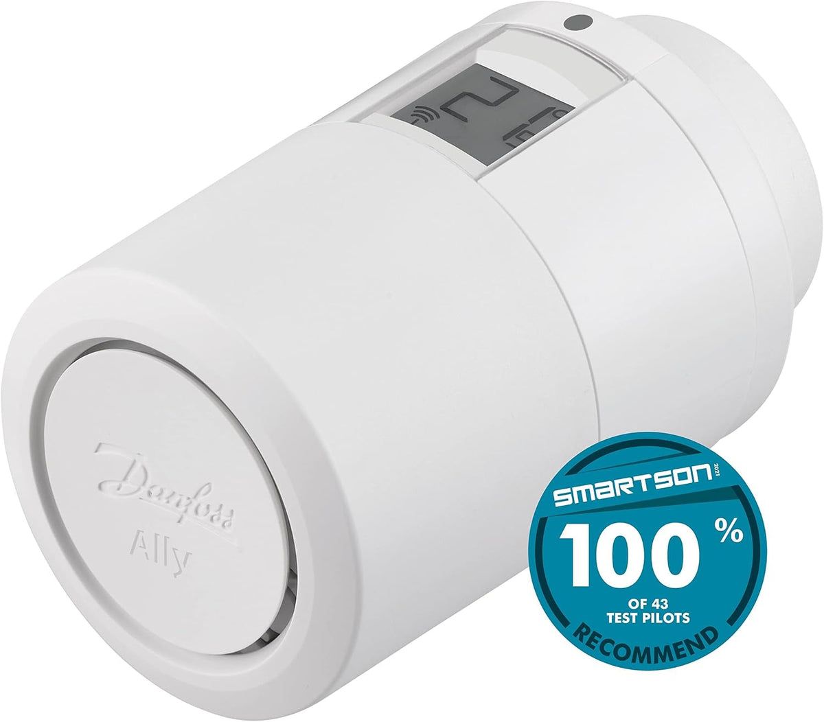 Termostat inteligent Danfoss Ally pentru calorifer, marimea universala (individual), adaptoare RAV, RA, RAVL, M30, 2.4 GHz
