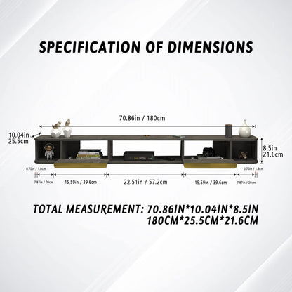 Mobilier TV Pmnianhua Hanging TV Unit LED 20 culori 180 cm