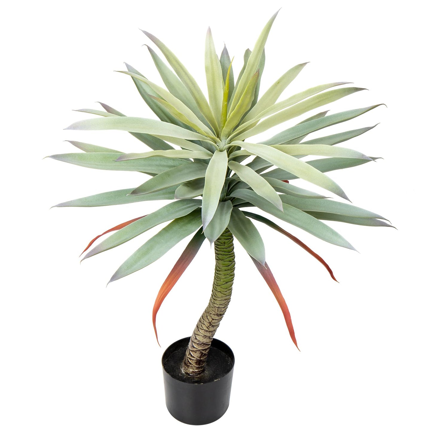 Planta artificiala Briful Agave 84 cm verde cu baza stabila