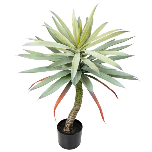 Planta artificiala Briful Agave 84 cm verde cu baza stabila