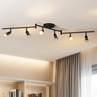 Spotlight plafon LVWIT 4 Way GU10 40W, alb, metal
