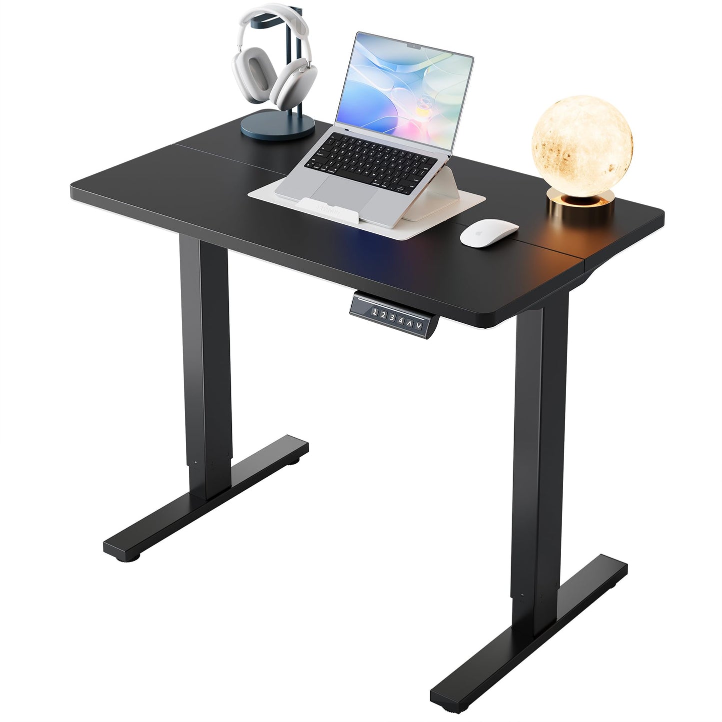 Birou reglabil HUANUO MSESD202N-80A-EU electric, 4 memorii, 80x48 cm