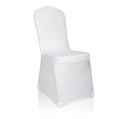 Husa scaun EMART Dining Chair Cover Alb elastica lavabila