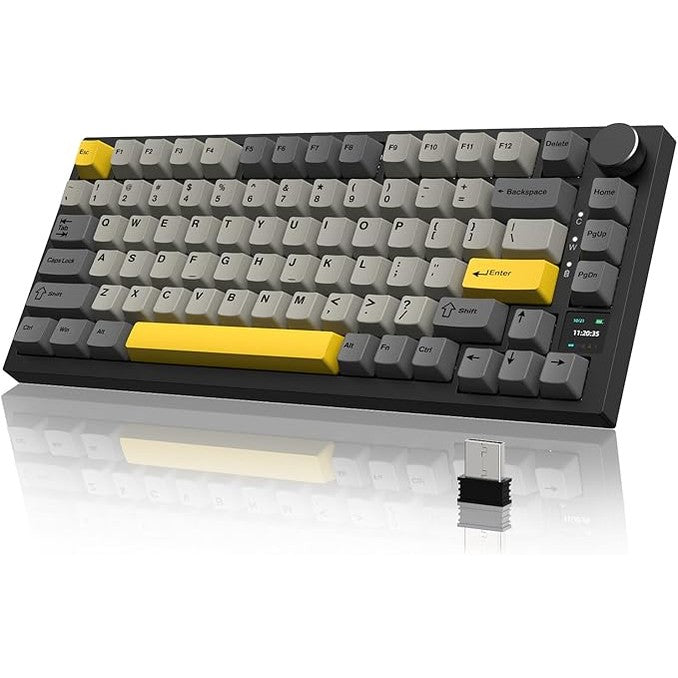 Tastatura mecanica AK820PRO 75% cu ecran Smart TFT