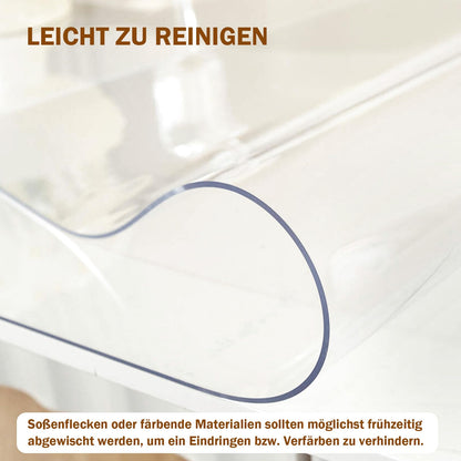 Protector masa Royhom Transparent PVC 100x60 cm 1.5 mm anti-zgarieturi