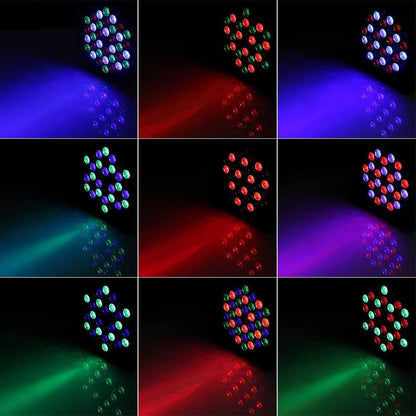 Set lumini scena UKing 1082X4EUB 72W RGB DMX cu telecomanda
