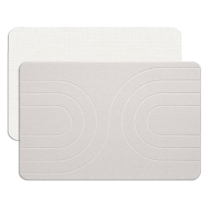 Covoras baie Feilifan Stone Bath Mat Diatomita antiderapant gri
