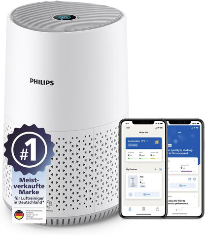 Purificator de aer PHILIPS Seria 600 pentru incaperi de pana la 44 m², alb