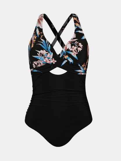 Costum de baie XL - CUPSHE One Piece Tummy Control V Neck Lace Up