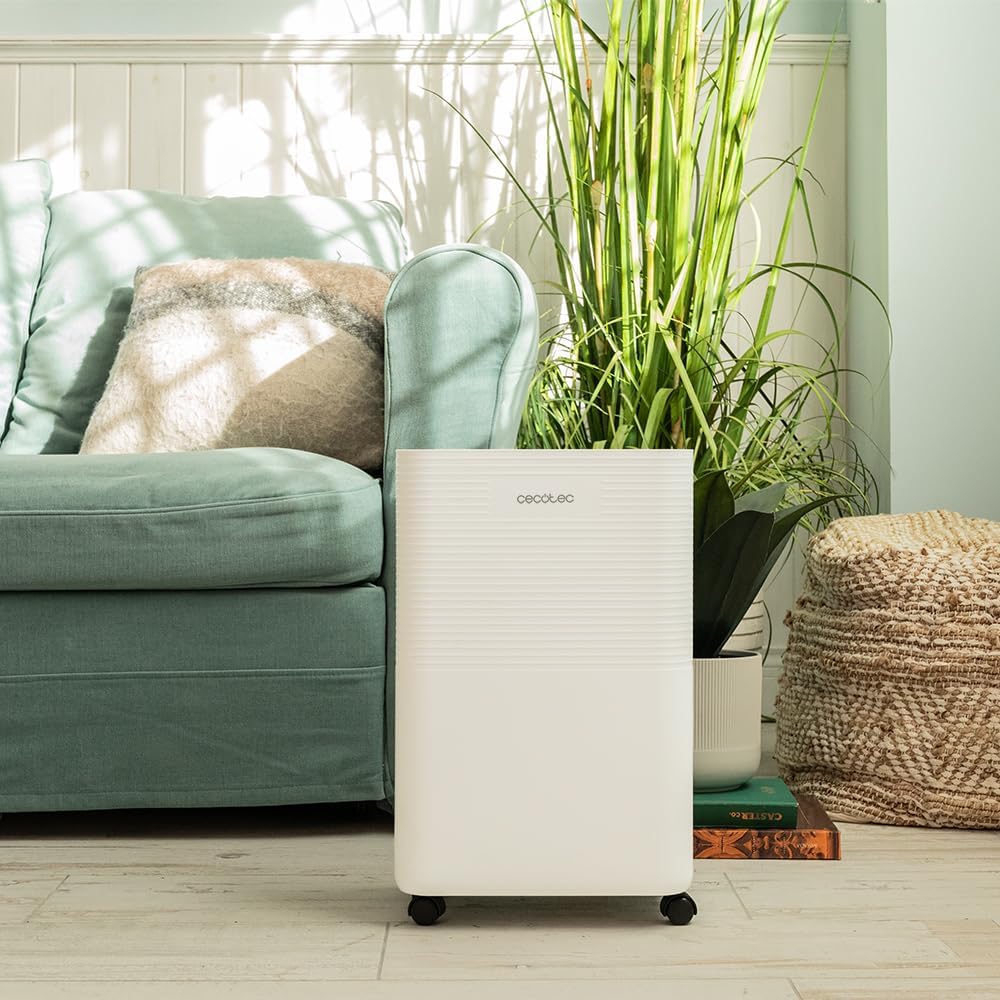 Dezumidificator Cecotec BigDry 8000 Expert Connected, 16 L/zi, Wi-Fi, alb