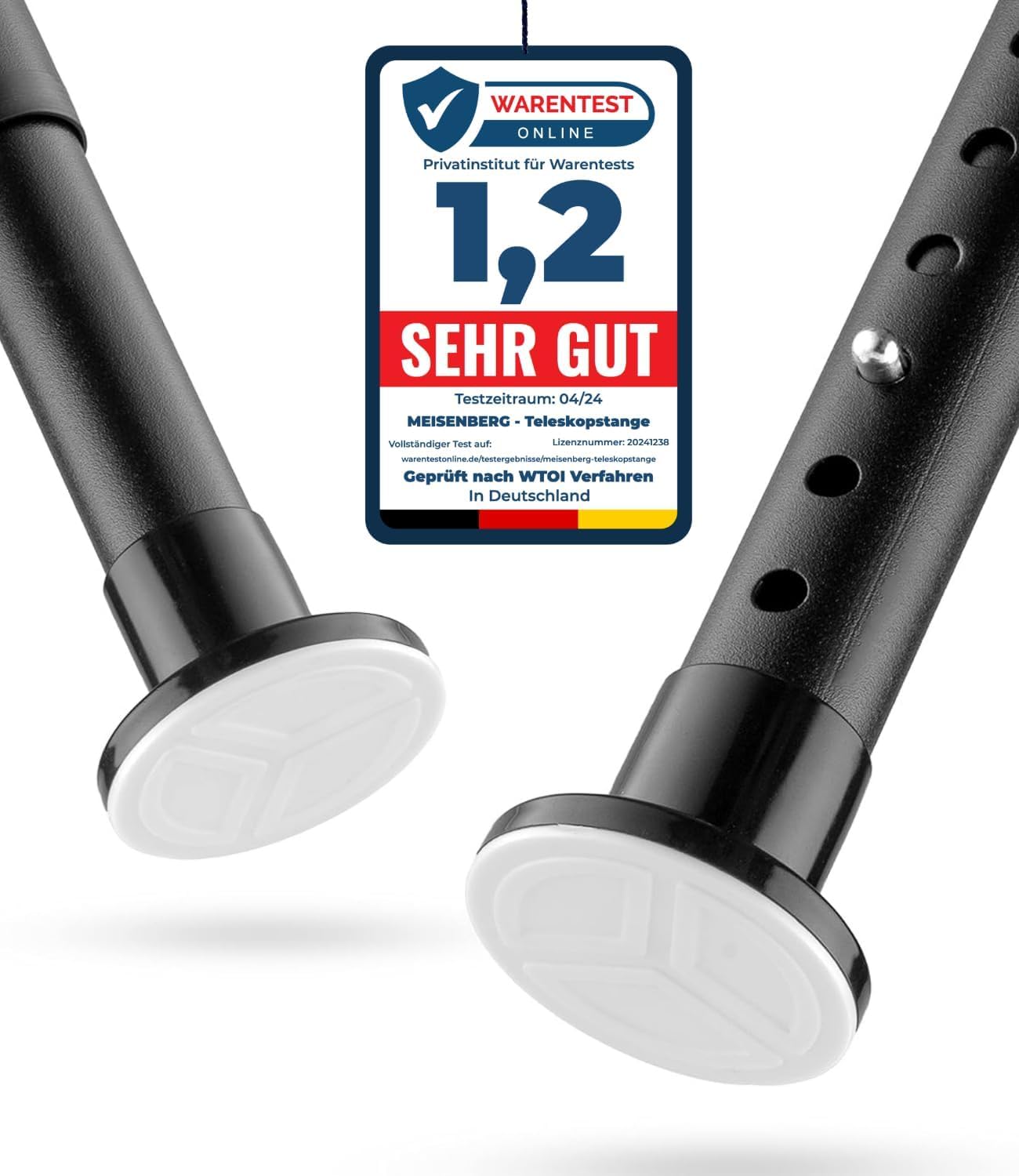 Tija perdea MEISENBERG extensibila 260-310 cm, otel 32 mm