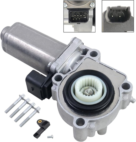 Bisenya Transfer Case Shift Actuator Shift Motor Compatible with X3 X83 F25 X5 E53 E70 F15 F85 X6 E71 E72 27103455135 27107555297 27107599890