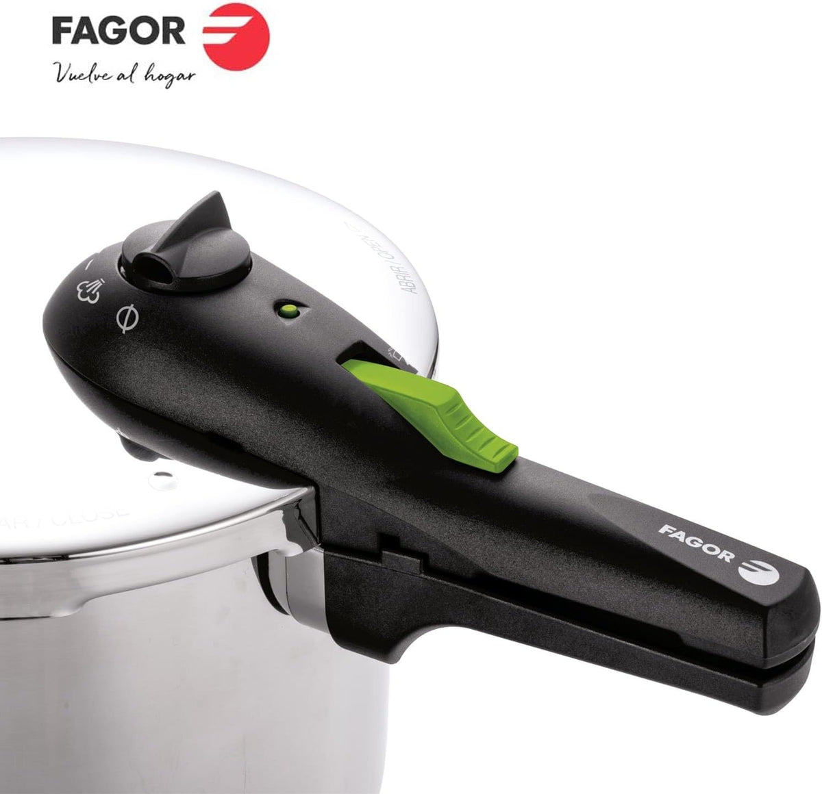 Oala sub presiune Fagor Commercial Rapid Xpress, 4 L, inox 18/10, inductie, 2 niveluri de presiune