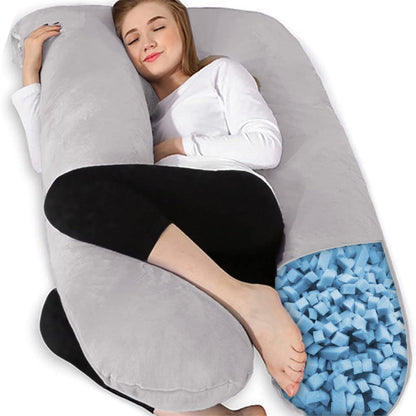 Perna gravide Chilling Home 55URZ U-shaped 140 x 70 cm gri