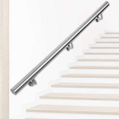 Balustrada OUUTMEE Handlauf din otel inoxidabil 200 cm, 304