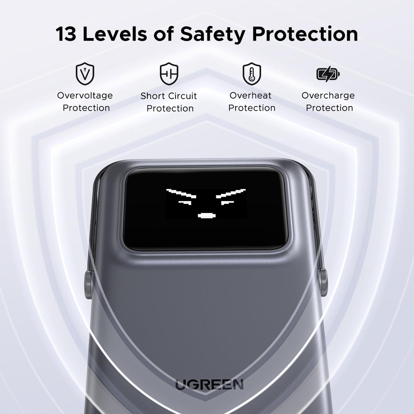 Power bank UGREEN UNO 10000 mAh magnetic 20W cu stand