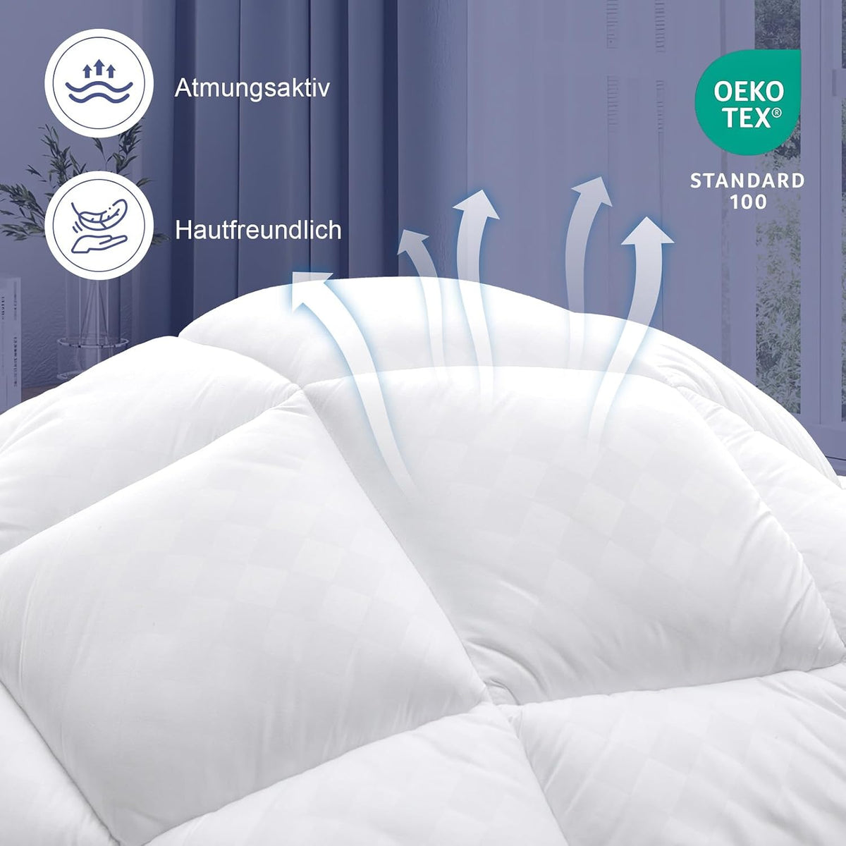 Topper Autsel 3D Topper 160 x 200 cm Microfibre 1200 GSM moale