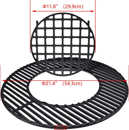 Gratar de gatit GFTIME din fonta pentru gratare Weber pe carbune de 57 cm