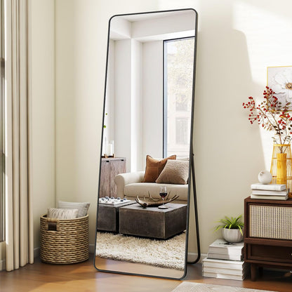 Oglinda Koonmi Full Length 52x161 cm cu rama aluminiu negru