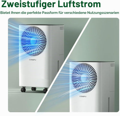 Dezumidificator CONOPU 12 L/zi cu temporizator 24 h si drenaj continuu