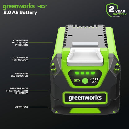 Baterie Greenworks 40V 2 Ah