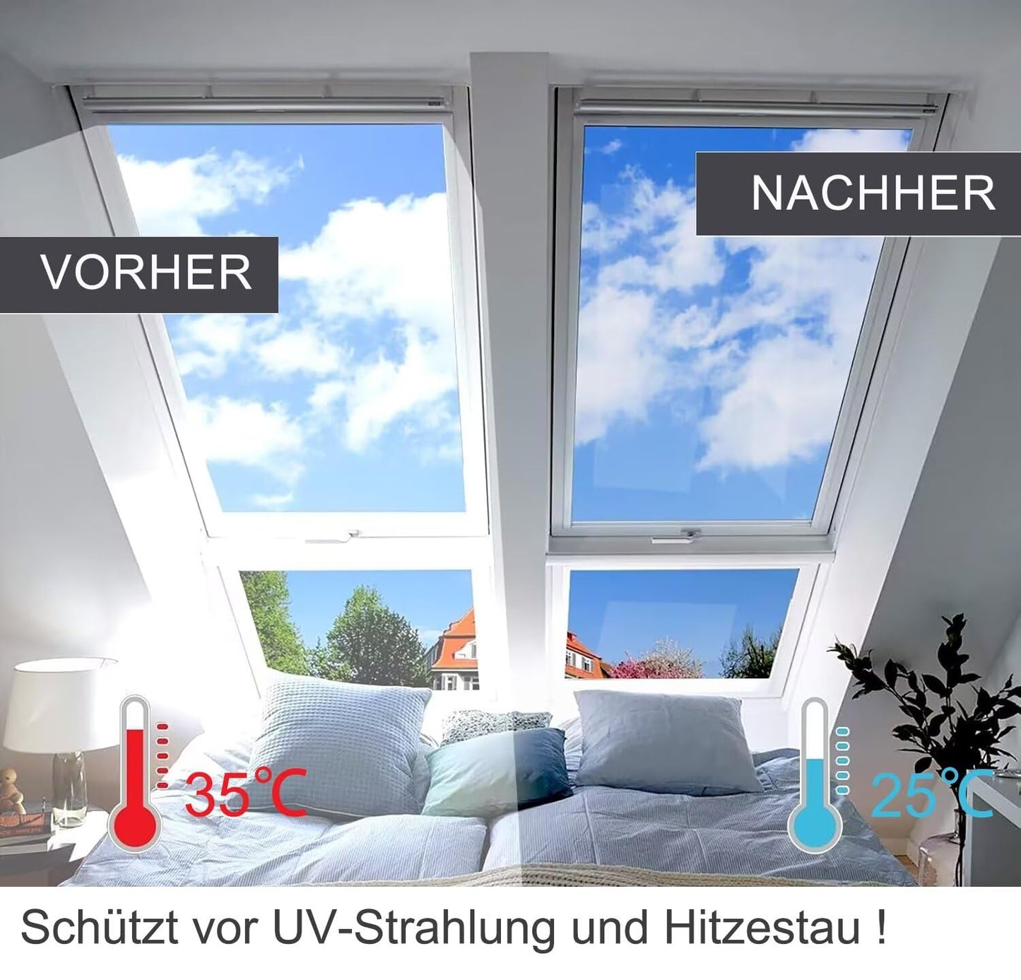 Folie geam Gutsurge FBAXW-90x200cm 99% UV, 90x200 cm