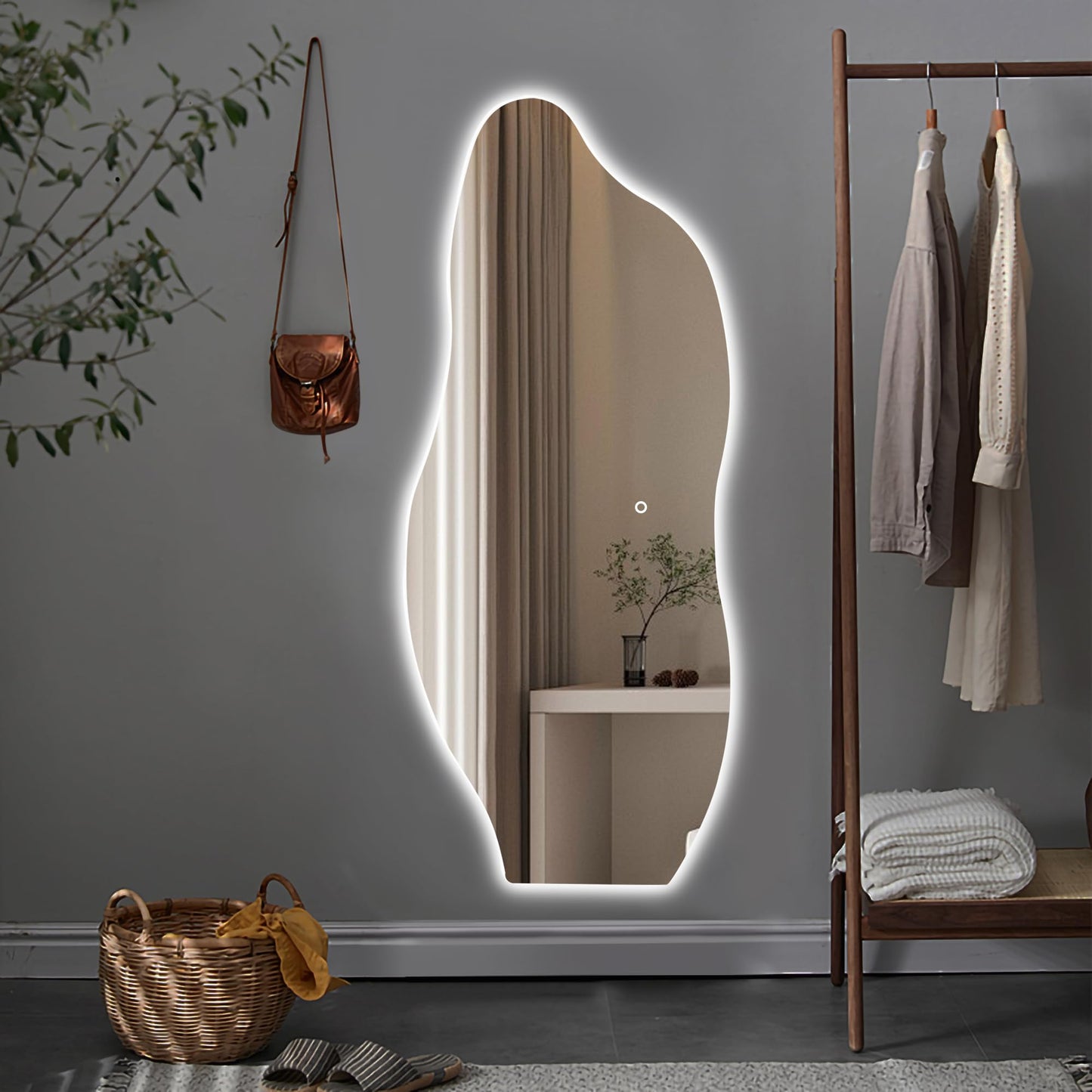 Oglinda LED SDXYSTCE Asymmetrical 120x50 cm IP55 Touch Switch