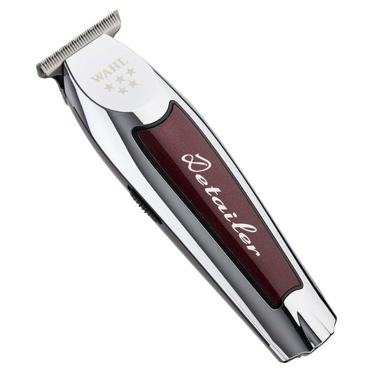 Wahl Professional Cordless Detailer Li Trimmer T Wide Blade, Lithium-Ion Battery 100 Min Runtime for Hair & Beard, with Charging Stand