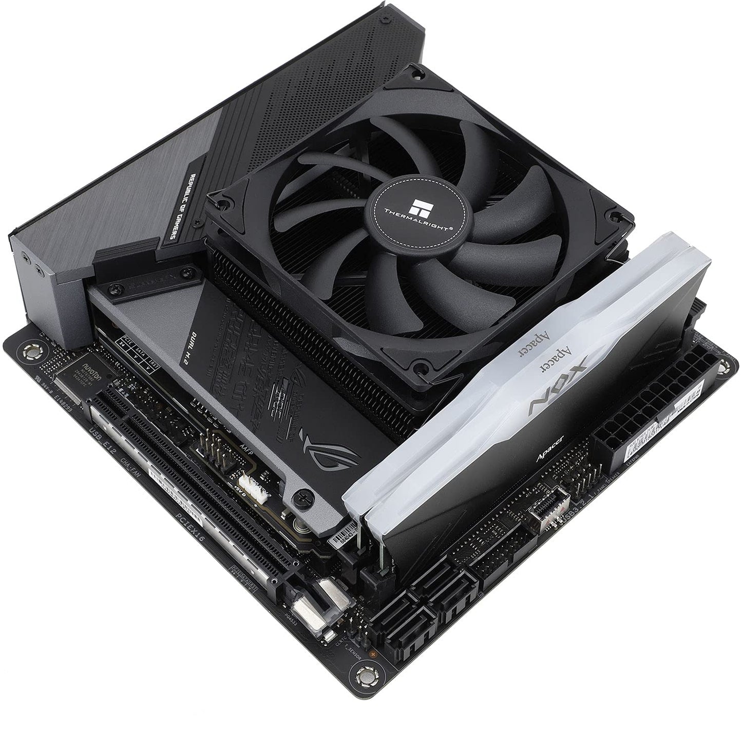 Cooler Procesor Thermalright AXP90-X53 Black Cooler CPU Low Profile 53mm, Ventilator 2700RPM Silentios, Compatibil AM4/AM5/Intel 1700